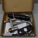 Bathroom Faucets, Bathroom Faucet 3 Hole, Bathroom Sink Faucet, Faucet for Sink 4 Inch 2 Handle Centerset, Lead-Free, with Copper Pop Up Drain (Brushed Nickel)