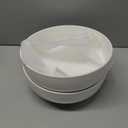 MALACASA Serving Bowls, 114 OZ(10") Extra Large Salad Bowls Set of 2, Porcelain White Serving Bowls for Salad, Soup, Pasta and Dinner, Large Ceramic Bowl Set for Entertaining, Series REGULAR