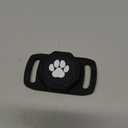 Smart Pet Tracker for Collar - Dog Trackers Pet Location Tracker with Holder, No Monthly Fee, Compatible with Apple Airtag Find My (iOS Only, Not for Android), Anti-Lost Device for Pets, Bag Straps (Black)