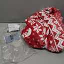 Edenleaf Christmas Blanket Soft Cozy Fleece Throws with Snowman Snowflake Reindeer and Xmas Trees Print, Fuzzy Warm Christmas Throw Blanket for Couch Bed Holiday Decorations Gifts 50"x60" (Red) (04 Xms Red)