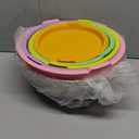 Mixing Bowls with Lids Set - 5 PCS Stainless Steel Mixing Bowls - Mixing Bowl Set with Lids for Kitchen, Size 4.4, 3.6, 2.7, 2.1,1.5QT, Ideal for Baking, Prepping, Cooking and Serving Food (Colorful)