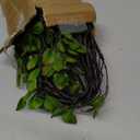 5 Pcs Artificial Ficus Branches Faux Eucalyptus Stems, 47.2 Inch Fake Greenery Stems Realistic Touch Faux Branches for Vase for Office Home Wedding Vase Filler Decoration