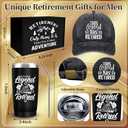 10 Pcs Retirement Gifts for Men 2026, This Legend Has Retired, Happy Retirement Gifts for Dad, Grandpa, Coworker, Teachers, Boss, Friends, Retirees, 20 Oz Tumbler Best Retirement Gifts Basket