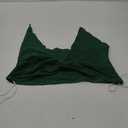 Women's Sexy Twist Split Hem Strapless Sleeveless Asymmetrical Tube Crop Tops XL