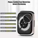 18 Pack Sport Band Compatible with Apple Watch Bands 40mm 41mm 42mm 44mm 45mm 46mm for Women Men,Silicone iWatch Bands with Screen Protector Case for iWatch 10 9 8 7 6 5 4 SE (Select the Right Size)
