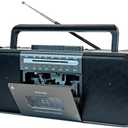 Portable Cassette Tape Player Recorder,AM/FM/SW Radio with Bluetooth,USB/SD, Big 10W Speaker,Record to Cassette/U Disk/SD Card via Mic, MP3 Converter, Earphone Jack,AC/DC Powered