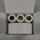 Mini Sticker Printer AHM2, Mini Thermal Printer with 3 Rolls Paper, Portable Bluetooth Inkless Print pods, Pocket Label Maker Suitable for Creative Kids DIY, Diaries, Photos, Study Notes -White