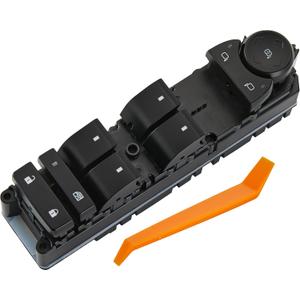 Power Window Switch Fits for Chevrolet Silverado,Avalanche,Suburban,Tahoe,Sierra,Yukon 2007-2013.Driver Side Control Door Master Switch.Without Power Folding Mirrors,4-Door Only.OE# 20835552