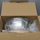 Mixing Bowls with Airtight Lids Set, 26PCS Stainless Steel Khaki Bowls with Grater Attachments, Non-Slip Bottoms & Kitchen Gadgets Set, Size 7, 4, 2.5, 2.0,1.5, 1QT, Great for Mixing & Serving