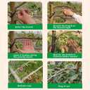 30 PCS Fruit Tree Branch Puller, Mixed Style M Shape and Hose Wrapped 20 M 3.9'' and 5.1'', 10 Fruit Tree Limb Spreader 10'' and 7.1'' Tree Limb Spreader for Branch Bending Shaping Open Angle Pull
