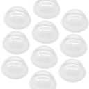 Plastic Craft Domes 20pcs Fillable Ball Ornaments for Snow Globe Lids Candy Domes Small Cloche