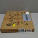 Large Modern Metal Wall Clocks Rustic Round Silent Non Ticking Battery Operated Roman Numerals Clock for Living Room/Bedroom/Kitchen Wall Decor-(Gold, 40cm) (16 Inch)