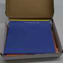 Hanging File Folders, 50 Pack Letter Size Hanging File folders with 1/5-cut Tabs, Stay Organized for Your Home and Office Bulk File, Documents and Paper, 10 Colors