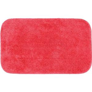 Garland Rug Traditional Nylon Washable Red 24" X 40" Bath Rug - Soft, Absorbent, And Stylish for Your Bathroom
