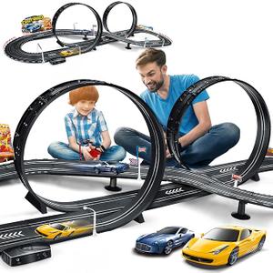 Kids ToyElectric Powered Slot Car Race Track Set Boys Toys for 6 7 812 Years Old Boy Girl Best Gifts