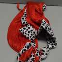 King Robe Costume Queen Robe Crown Set Cosplay Stage Performances Royal Cape Dress Up for Halloween Costume Party (49.2 in, Red)