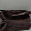 Slouchy Suede Woven Hobo Bags Shoulder Bag for Women Suede Hobo Bag Tote Elegant Handbag Satchel for Work Travel