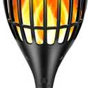 Buachois Solar Torch Lights,Solar Lights Outdoor with Flickering Flame Warm Waterproof Solar Powered Outdoor Lights Flame Torches for Outside Decor Patio Pathway Garden Yard