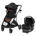 Baby Trend Passport Switch 6-in-1 Modular Travel System with EZ-Lift Plus Infant Car Seat, Midnight Cocoa