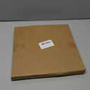 Round Rattan Tray with Mother of Pearl Inlay, Decorative Wicker Serving Tray with Wooden Base, Woven Basket Trays for Bread Fruits Coffee (Seabed)