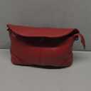 Genuine Leather Crossbody Bags for Women Medium Shoulder Purses Clutch Purses, Red