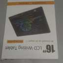 LCD Writing Tablet,16 Inch Colorful Screen Rechargeable Doodle Board Toddler Educational Toys for 3 4 5 6 Years Old Boys Girls Reusable Portable Drawing Tablet Christmas Toys Gifts for Kids (Blue)