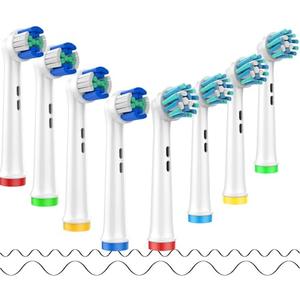 Toothbrush Heads for Oral B Braun Replacement Heads, Professional Electric Toothbrush Heads, Precision Clean Brush Heads Refill Compatible with Oral-B 8000/Pro 9600/1000/ 3000/5000/7000 (11 Pack)