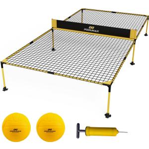 PodiuMax Outdoor Game Table Tennis Net, Portable Ping Pong/Pickleball/Volleyball Sport Net, Ping Pong Tables Set for Men Women Teen, Outdoor Table Tennis Tables for Backyard & Parks & Beach