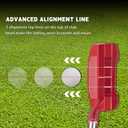 MAZEL Chipper Club Pitching Wedge for Men & Women, Save Stroke from Short Game,Right Hand (Wine Red, 45 Degree)