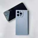 Designed for iPhone 14 Pro Max Case Silicone Compatible with Magsafe, Camera Lens Protector, Military Grade Shockproof Protective, Rectangle Magnetic Phone Case for iPhone 14 Pro Max Blue