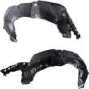 TRQ Front Inner Fender Liner Set Driver & Passenger Side NI1248150 NI1249150 Compatible with 2016-2018 Nissan Altima