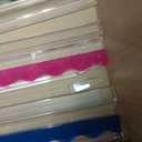 Set of 4 Clear Acrylic Mahjong Racks with Colourful Redesigned Pusher, American Mahjong Accessories