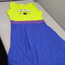 Adults Alien family Costume Halloween dress Space Alien Costume Buzz Lightyear Costume, Green,Medium
