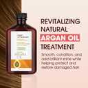 One 'N Only Argan Oil Hair Treatment - Lightweight & Hydrating Hair Oil for Natural, Wigs & Extensions - Shine Enhancing, Heat Protectant & Frizz Control (8 oz) (8 Fl Oz (Pack of 1))
