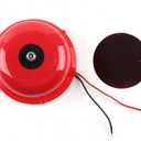 Security Bell 100db 4in Metal Electric Alarm Fire Control Internal Strike Emergency Bell for School Factory