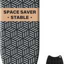 caius Ironing Board, Compact and Space Saver Full Size Ironing Board, Extra Wide Ironing Area with Extra Thick Heavy Duty Padded Cover, Stable Structure, Easy to Fold (43 X 13)