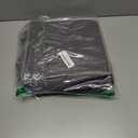 Hanging Closet Organize and Shelves, 6-Hanging Shelf with 2 Side Pockets，Storage Foldable (Grey)