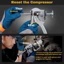 Speedy Brake Pad Spreader,24300 Brake Caliper Compression Tool, Disc Brake Pad Spreader Compatible with Most Cars and Light Trucks
