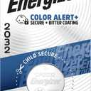 Energizer 2032 Batteries (6 Pack), 3V Lithium Coin Batteries with 3-in-1 Child Shield