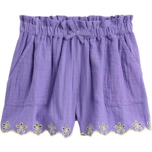 Gap Girls' Pull on Woven Novelty Short (X-Large, Purple Loganberry)