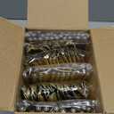 150PCS Gold Plastic Silverware, Heavy Duty Cutlery Silverware, Disposable Plastic Utensils, Include 50 Forks, 50 Knives, 50 Spoons for Party and Wedding, Shiny Gold