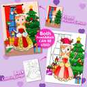 Foil Art Craft Activity for Kids.Foil Foam Stickers Princess Dress-Up Paper Dolls Play Set.2 in 1 Art and Craft for Kids,Creative Travel Toys, Birthday Gifts for Boys & Girls Ages 4 and Up (purple)