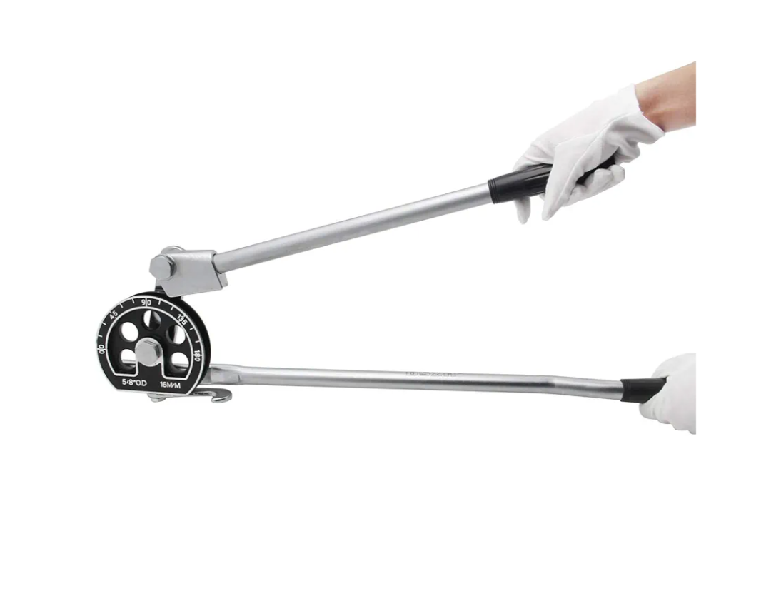 Bonvoisin 5/8" OD Tubing Bender Manual Pipe Tube Bender 180 Degree HVAC Bending Tool for Copper Aluminum Pipes Air Conditioner Refrigeration Repair