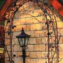 Valentines Glitter Garland 4.5 ft Red Heart Berry Garland for Mantel Valentines Decorations for Spring Wedding Fireplace Table Centerpiece Party Decor