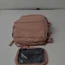 Backpack (Pink & Pink), Flight Approved Personal Item Travel Backpack, Carry On Backpack with Multi-Pockets, College Bag, Hiking Waterproof Backpack, Business Backpack with USB Charging Port