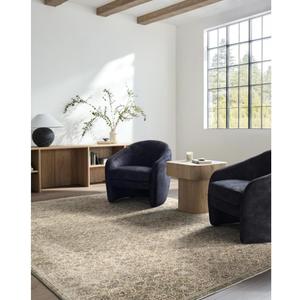 Livabliss x Galey Alix Myrtle Avenue II Vintage Damask Area Rug, 6'7" x 9' (7' x 9'), Dark Brown