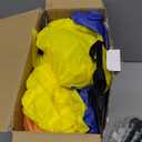 4 FT Hanukkah Inflatable Outdoor Decorations, Chanukah Gnomes Holding Menorah and Gift Box Blow up,Build-in Led Light for Party Yard Holiday Outdoor Decor