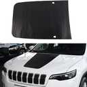 Car Front Engine Hood Decal Sticker Cover Emblem Trim for Jeep Cherokee 2014 2015 2016 2017 2018 2019 2020 2021 2022 2023 2024 2025 Exterior Accessories