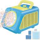 Bubble Machine Automatic Blower for Kids: Bubble Marker for Parties Battery Operated Bubble Machine for Toddlers | 20000+ Bubbles Per Min with 2 Speed Levels - Outdoor Toys for Birthday Wedding (Green)