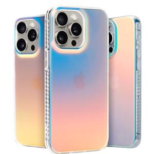 LONLI Hue - for iPhone 15 Pro Case - Iridescent [10FT Drop Protection] - Shockproof Cover with Color Changing Effect | Cute and Unique for Women, Girls and Men (2023)